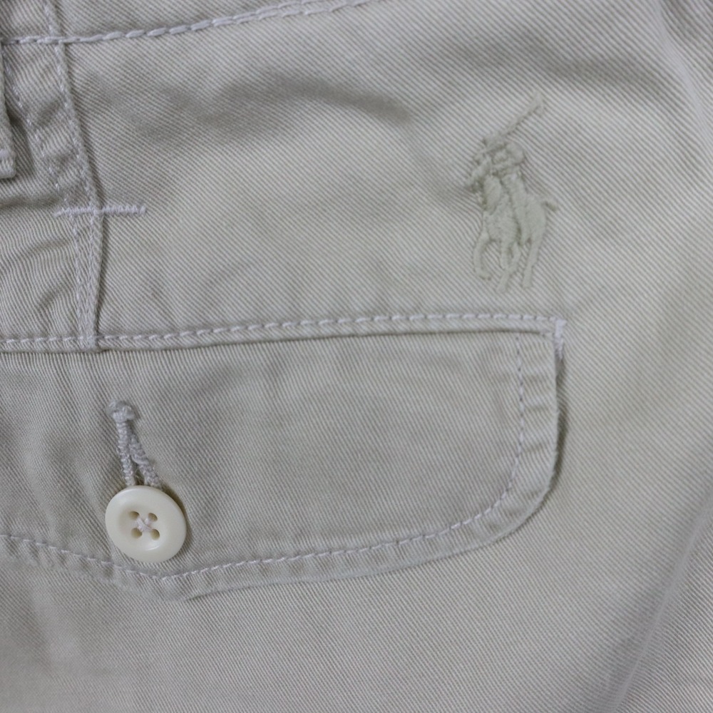 Polo Ralph Lauren Shorts Mens 36 Chino Flap Pocket Golf Casual Flat Front Beige - Picture 11 of 11